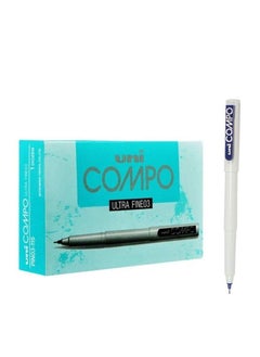Uniball 12-Piece Uni Compo 0.3mm Tip Blue Ink  - Image 3