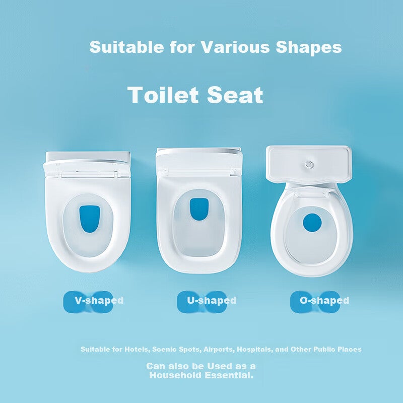BANANA TRIP SMS-Grade Disposable Toilet Seat Covers, Double-Layer Thickened Non-Woven Fabric Travel Hotel Anti-Dirt Toilet Seat Protectors, Pack of 10 - Image 5