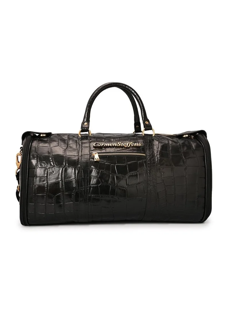 Carmen Steffens  Black Croco Leather Handbag for Women | Best Price UAE