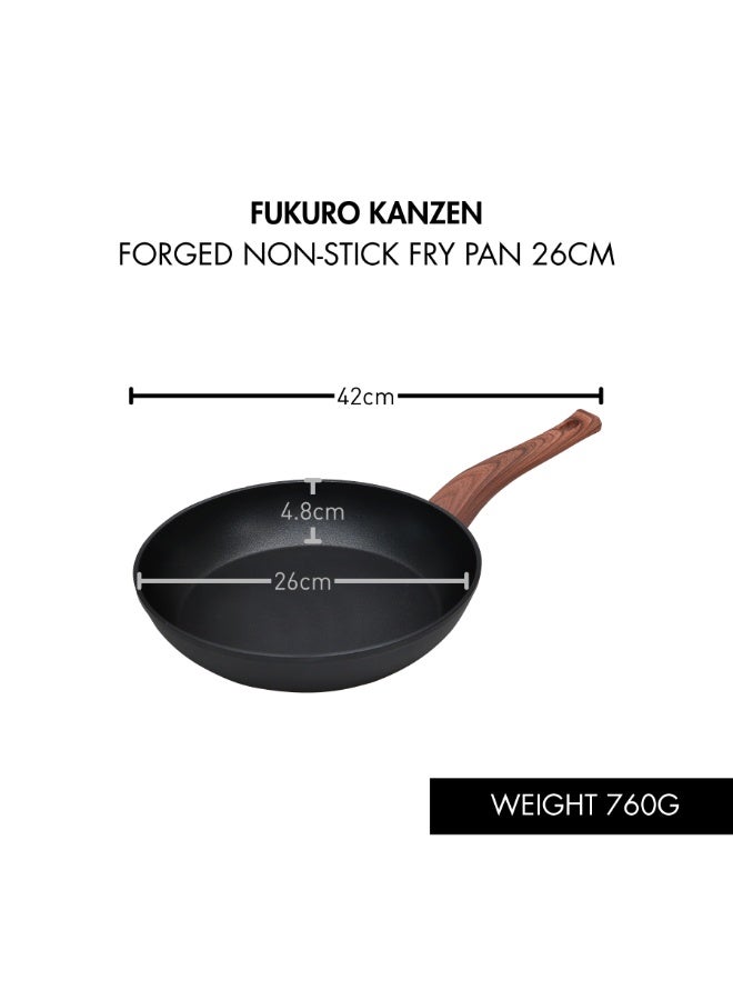 Fukuro Kanzen Forged Non-Stick Fry Pan - 26cm - Image 4