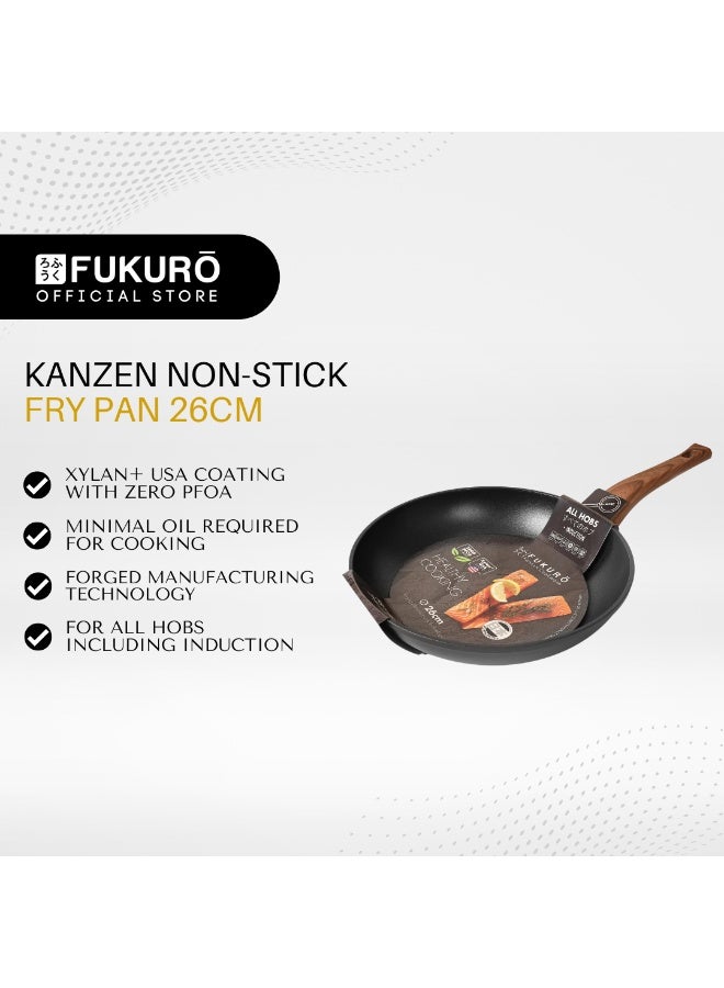 Fukuro Kanzen Forged Non-Stick Fry Pan - 26cm - Image 1