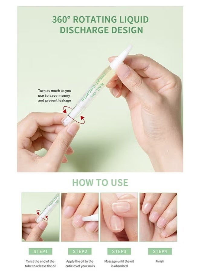lakerain Nail Care Solution, Nail Oil Treat Growth-Cuticle Oil Strengthens Nail Cuticles Removes Moisturizes and Nourishes, 5 ml - Image 5