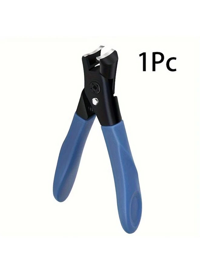 مقص أظافر القدم الأزرق الثقيل لمقاس الأظافر السميكة والصعبة، مع قبضة مريحة وحواف حادة ومتينة لأدوات العناية بالقدم - Image 1