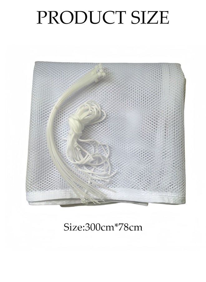 Baby Safety Stair Railing Net,Stair Protection Safe Rail Indoor,Toddlers Safety Netting, Stair Mesh for Children,3m x 78cm - Image 2