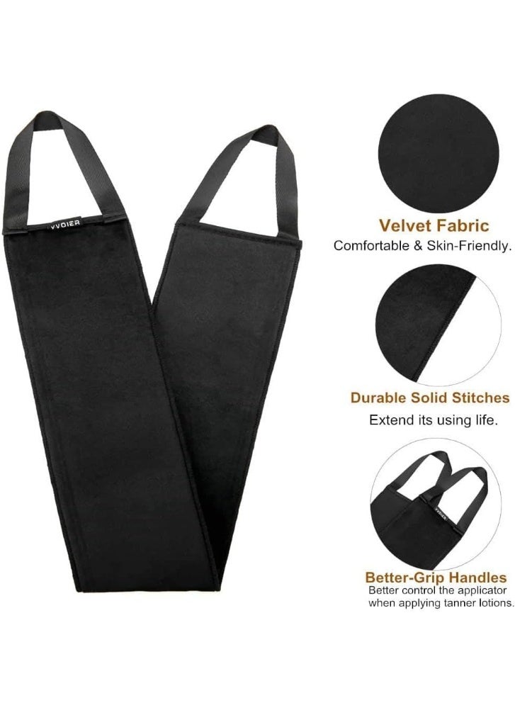 Self Tanning Mitt Applicator Kit 4 in 1 Self Applicator Set with Exfoliating Glove,Tan Mitt Applicator, Tanning Back Lotion Applicators for Your Back,Face Mitt for Tanning Lotion, Spray, Mousse - Image 3