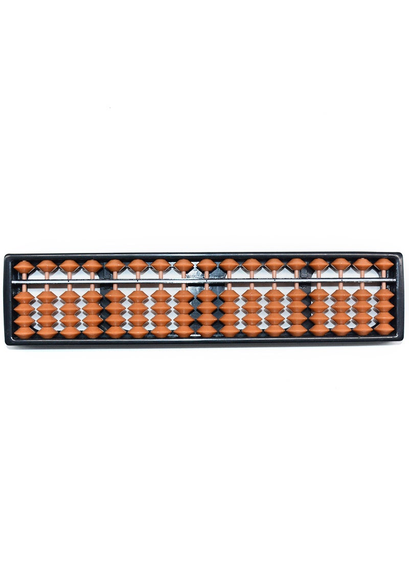 17-Level Colorful Abacus for Kids and Students 17 all Brown 