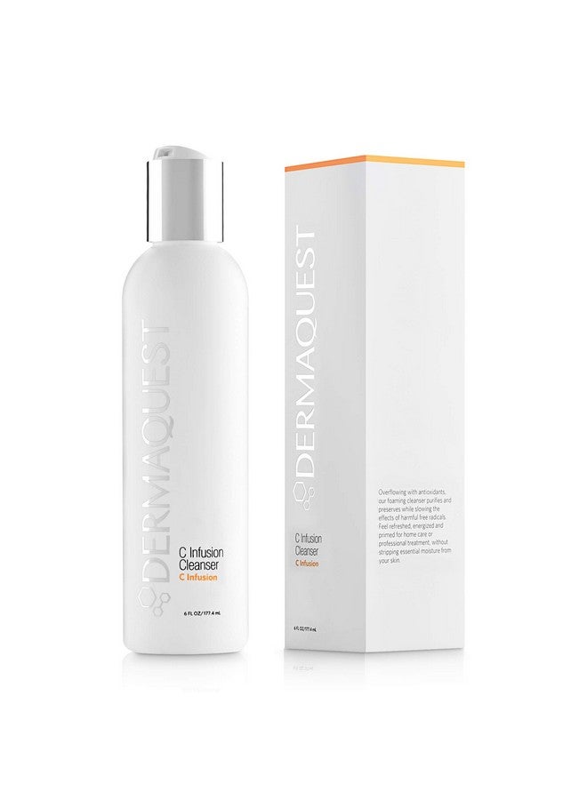 ديرما كويست منظف الوجه سي إنفيوجن، فيتامين سي، مضاد للأكسدة ومفتح للوجه، غسول وجه مضاد للشيخوخة للرجال والنساء لجميع أنواع البشرة (6 أونصة) - Image 1