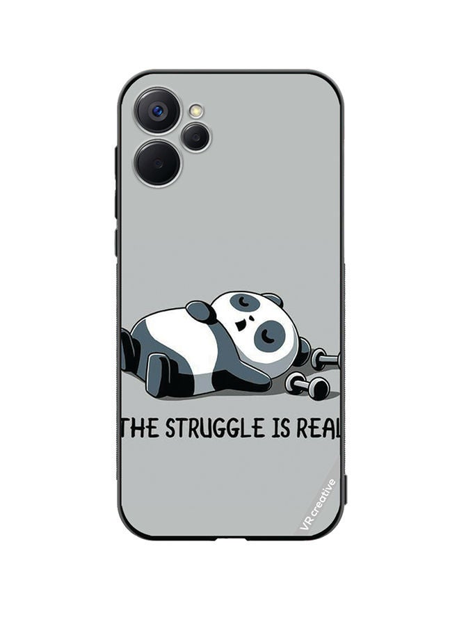 VR CREATIVE Protective Case Cover For Realme 9i 5G Struggle Is Real Design Multicolour - Image 1