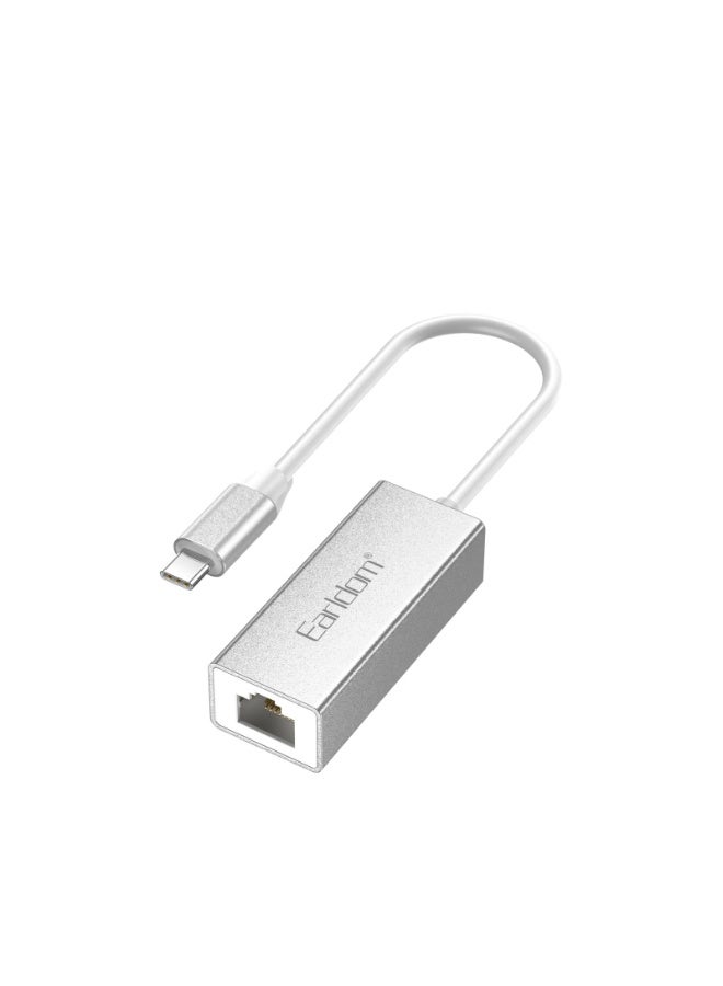 Earldom Network Cable Adapter Nw5c Usb-C To Rj45 Lan