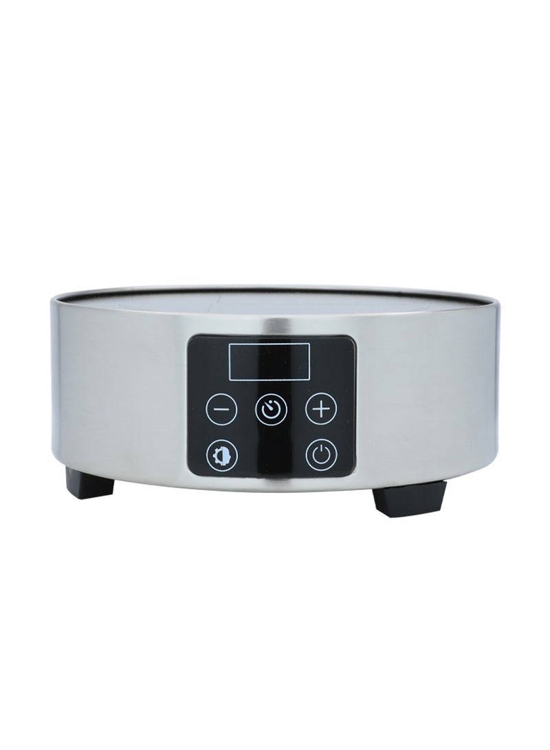 Edison JLR-110P/S Ceramic Table Top Hob, 1300W, 28.2 x 12.2 x 24.2 cm - Silver - Image 2
