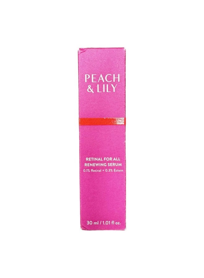 PEACH & LILY Retinal For All Renewing Serum Reduce Fine Lines Works To Smooth Lift Firm Brighten 0.1% Retinal & 0.3% Ectoin 30Ml / 1.01 Fl Oz. - Image 2