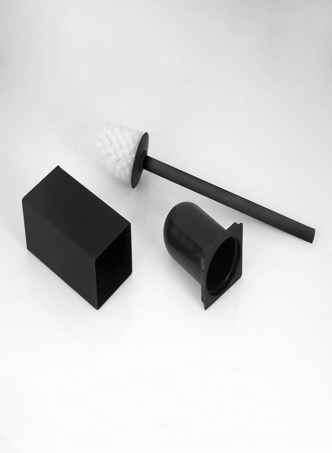 BGL Toilet Brush Holder Stainless Steel 304 Standing Black Square Toilet Brush Holder for Bathroom Storage and Organization (Black) - Image 5