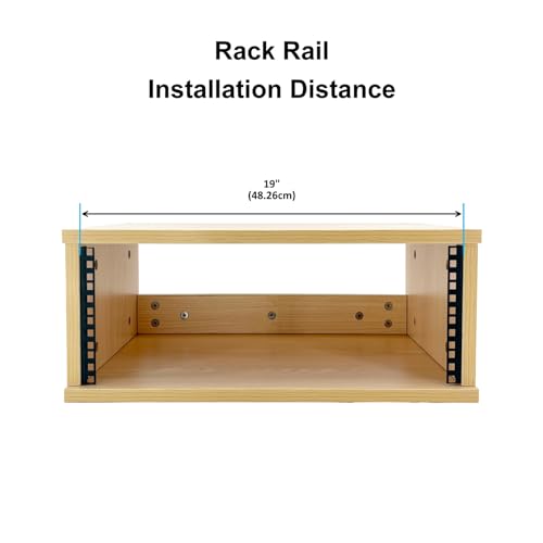 FMUSER 4U Rack Rails with M6 Rack Mount Screws and Cage Nuts Set for DIY Server and Network Switch Racks - Image 5