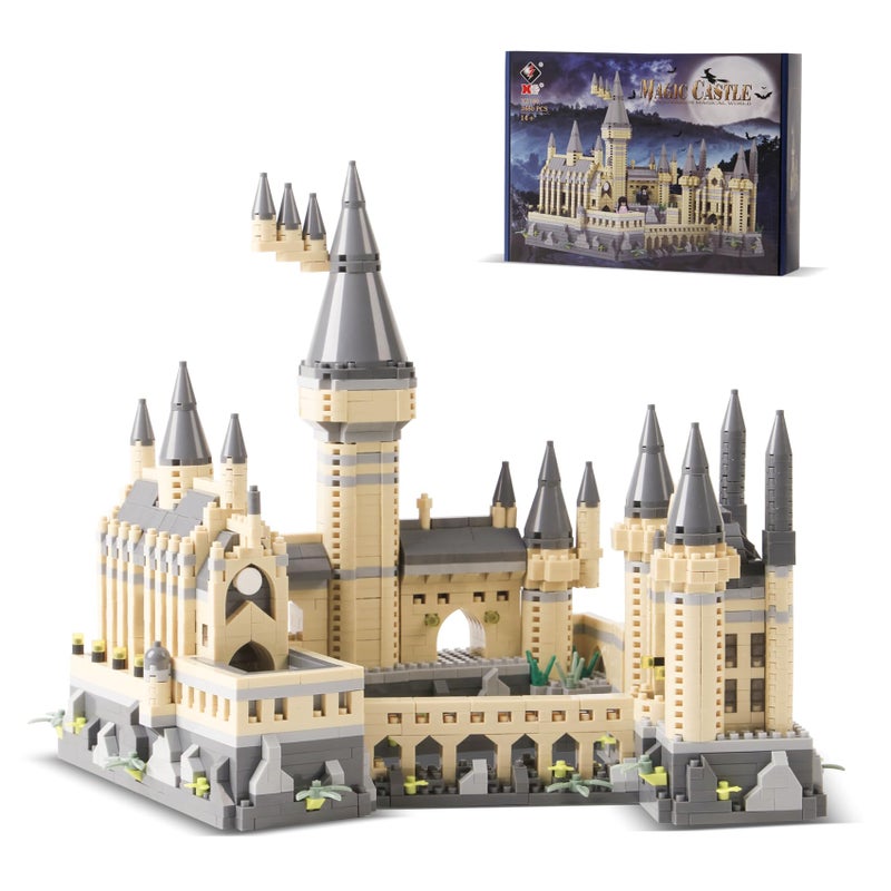 SAMYBLOCKS 2680PCS Harry Pot Magic Castle Micro mini Building Blocks Toys SetsCreative Ideals Hog Tower Building Sets Best Gift for 14 Boys Girls or Adults - Image 3