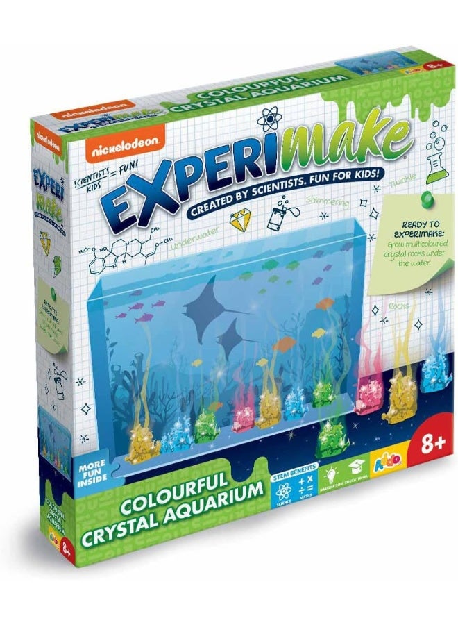 ADDO Nickelodeon Experimake Crystal Aquarium, Be A Scientist, Create Your Own Crystal Experiment, Roleplay, Pretend Play Toys, 8 Years+ - Image 2
