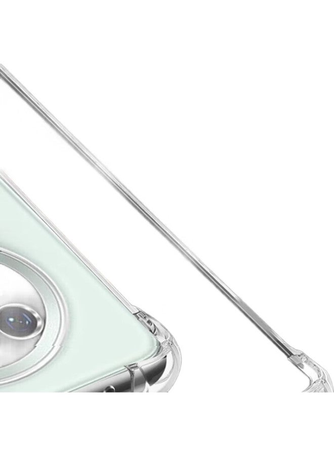 MAIKUQI Suitable For Oneplus Ace5/Ace5Pro Universal Four-Corner Anti-Fall Phone Case Full Coverage Anti-Fall Airbag Transparent Protective Cover Soft Shell Tpu - Transparent White - Image 1
