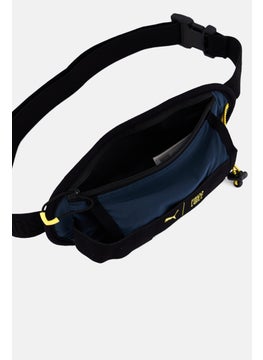 PUMA Men Brand Logo Waist Bag 12 H x 24 L x 1 W cm, Teal Blue/Black  - Image 3