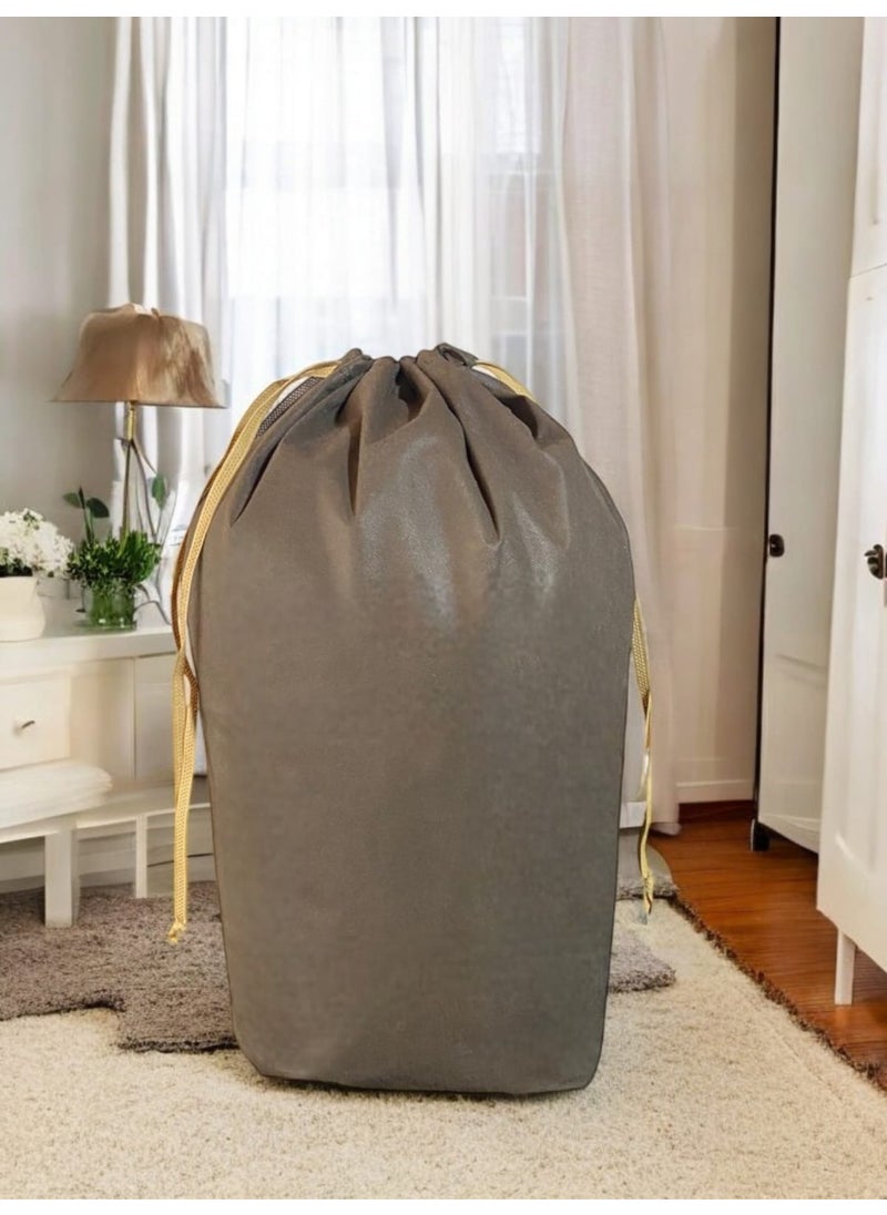 Brown Drawstring Storage Bag Set of 2 L 72X62CM - Moving Bag - Quilt Pillow Laundry Storage Bag - pzsku/Z151D03AE81879BB18B8EZ/45/_/1730722763/512902fe-01e7-4339-a0d9-078b620c53b2