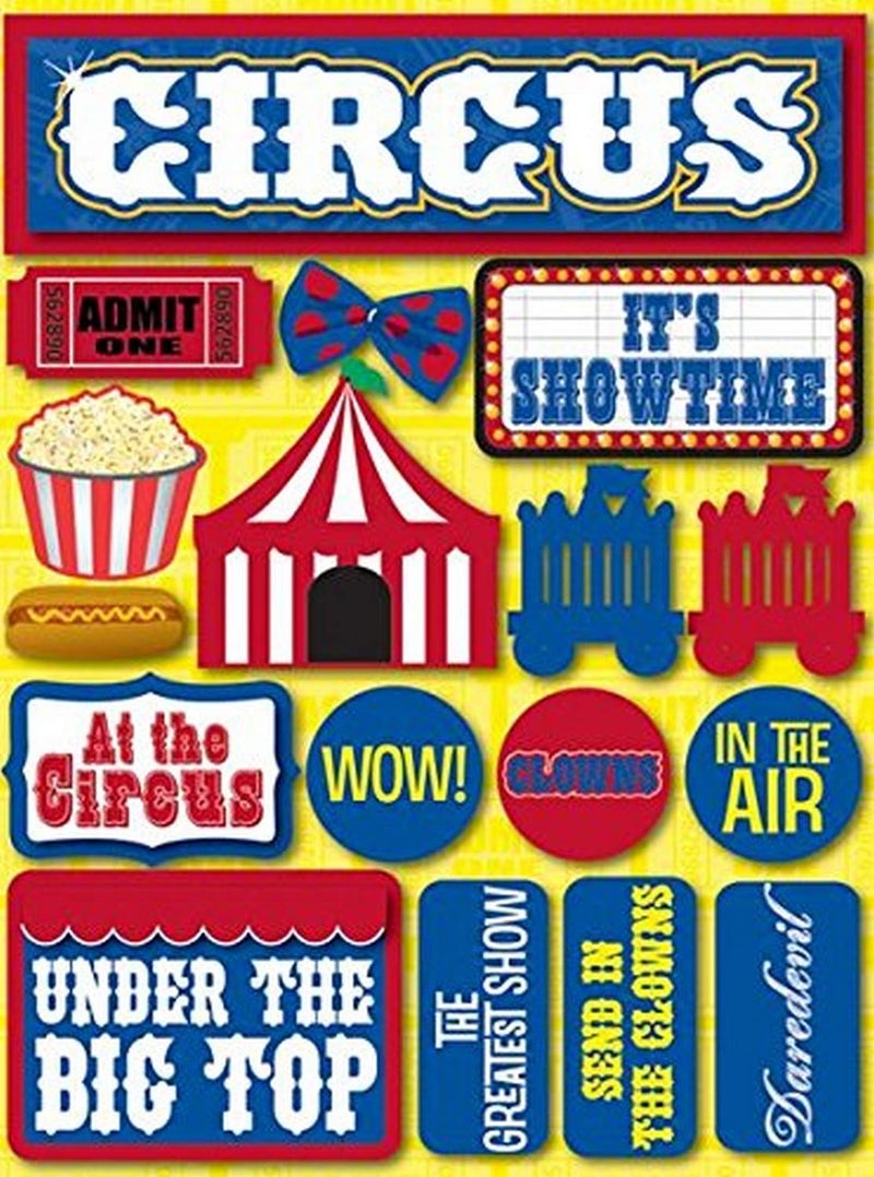 Reminisce Signature Series 3Dimensional Sticker Circus