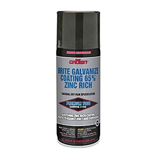 Crown 7008 Brite Galvanize Coating 65% Zinc Rich, Metallic, 13oz - Image 4