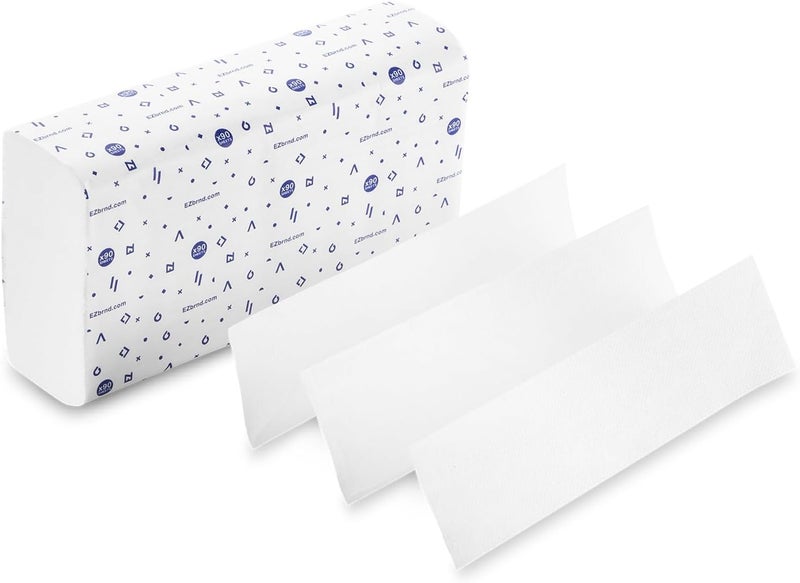 EZPULL EZbrnd Premium Soft 2ply+ SLIMFOLD Paper Towels, 90 sheets x 20 pk, P2F5 (04442) - Image 5