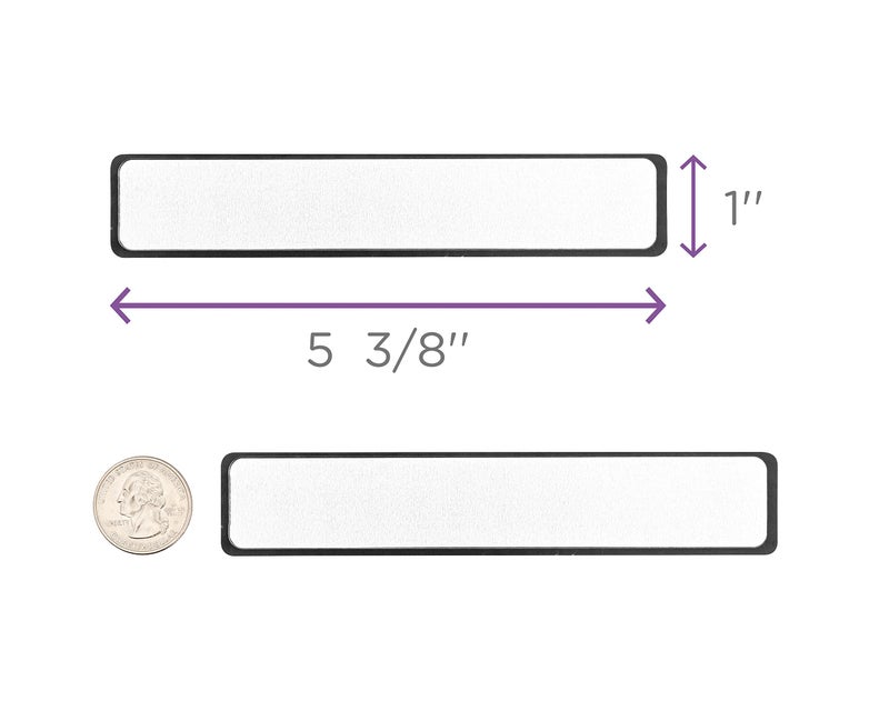 Carstens Adhesive Sticker Labels, 5 3/8” x 1”, Binder Labels for 1” Ring Binder Spines, White, Roll of 200 - Image 4