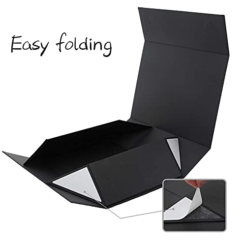 Rsgift 5 Pack of Gift Box,9.7x7.2x3.3 Inches Gift Boxes with Lids,Black Gift Box for Valentines Day,Magnetic Closure Gift Boxes for Presents,Birthday Christmas,Thanksgiving Day - Image 4