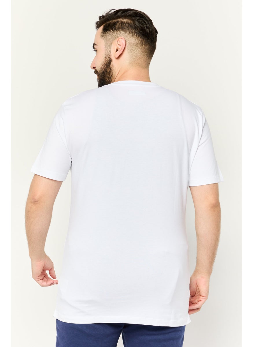 Scuderia Ferrari - Men Crew Neck Short Sleeves Brand Logo T-Shirt, White - Image 1