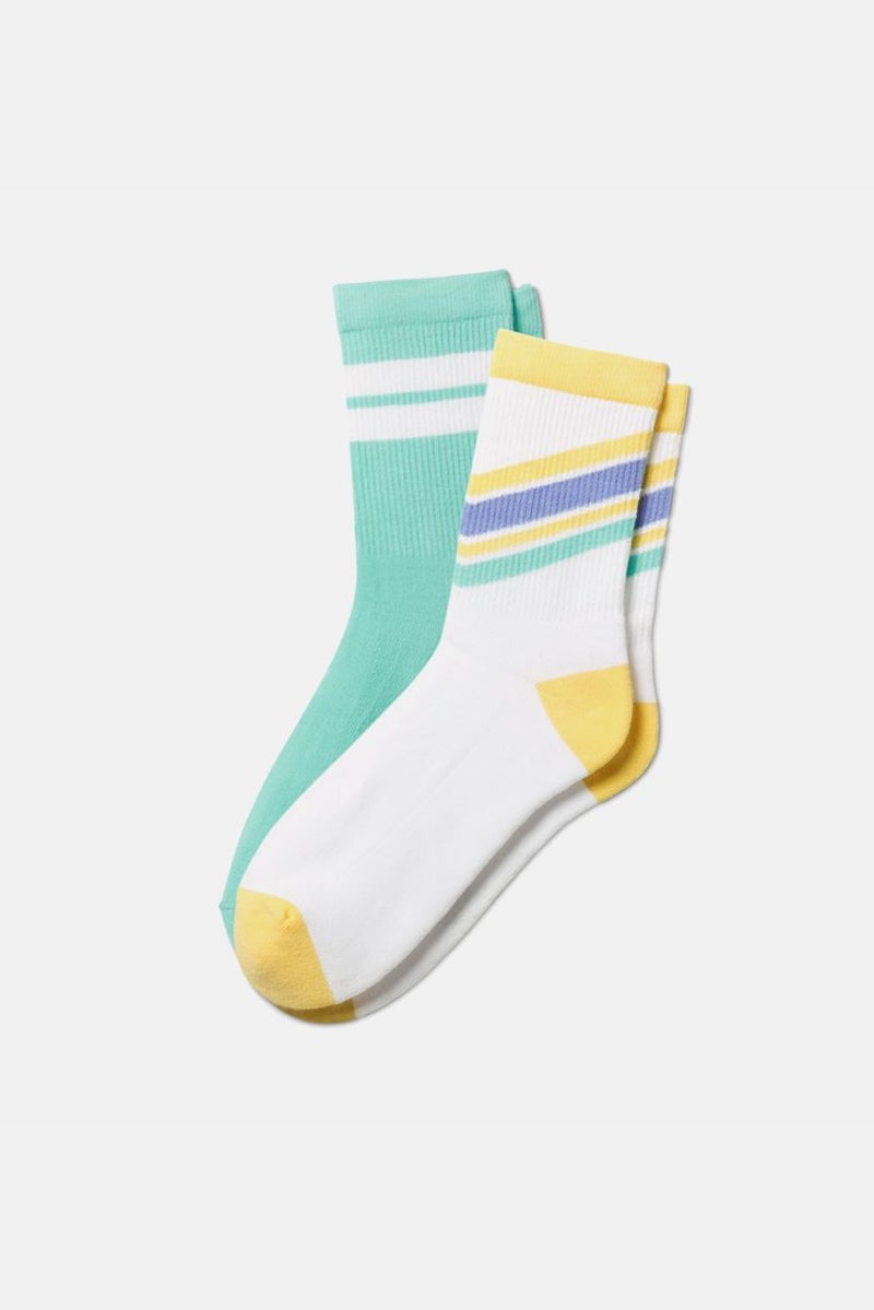 Tchibo Kids Girl 2 Pairs Tennis Socks, Multicolor - Image 1