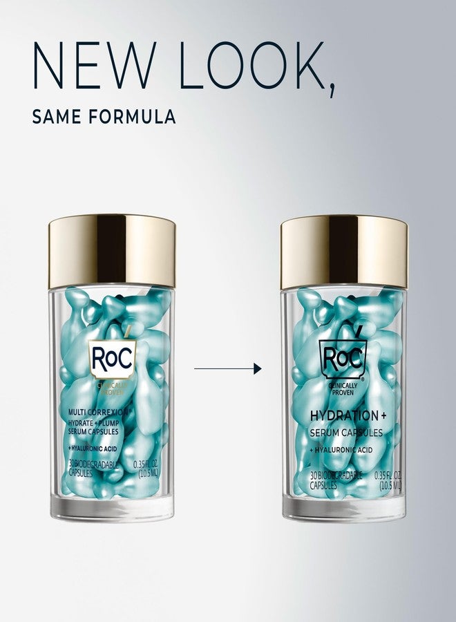 RoC Multi Correxion Hyaluronic Acid Night Serum Capsules (30 CT) for intense hydration + RoC Retinol Capsules (7 CT), Skin Care Routine, Anti-Aging Skin Care Wrinkle Treatment for Women and Men - Image 2