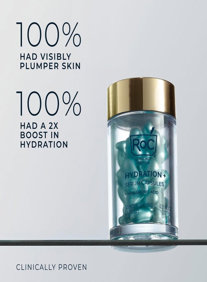 RoC Multi Correxion Hyaluronic Acid Night Serum Capsules (30 CT) for intense hydration + RoC Retinol Capsules (7 CT), Skin Care Routine, Anti-Aging Skin Care Wrinkle Treatment for Women and Men - Image 4