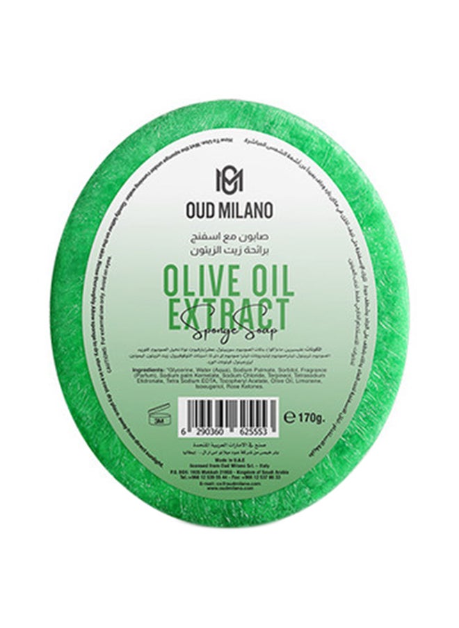 OUD MILANO - OM Sponge Soap Olive Oil Extract - 170Gm - Image 1
