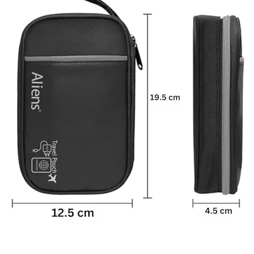 Aliens Travel Gadget Tech Portable Mini Organizer Case Cover Pouch with Mesh Pockets for Storing Hard Drive Disk, SSD, HDD, Pendrive, Earphone, Cables, Charger, Power Bank, Laptop & PC Accessories - Image 5