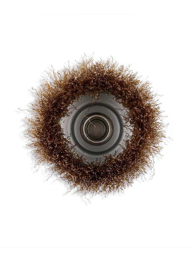 BMB tools Copper Crimped Wire Cup Brush - 3inch  - Image 2
