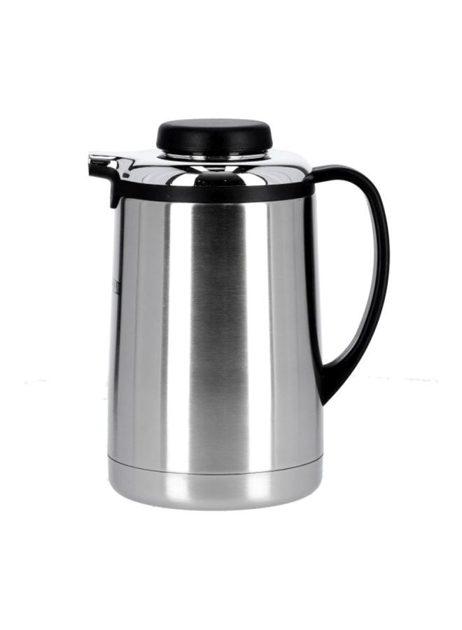 Royalford Stainless Steel Vacuum Flask Silver/Black - Image 2
