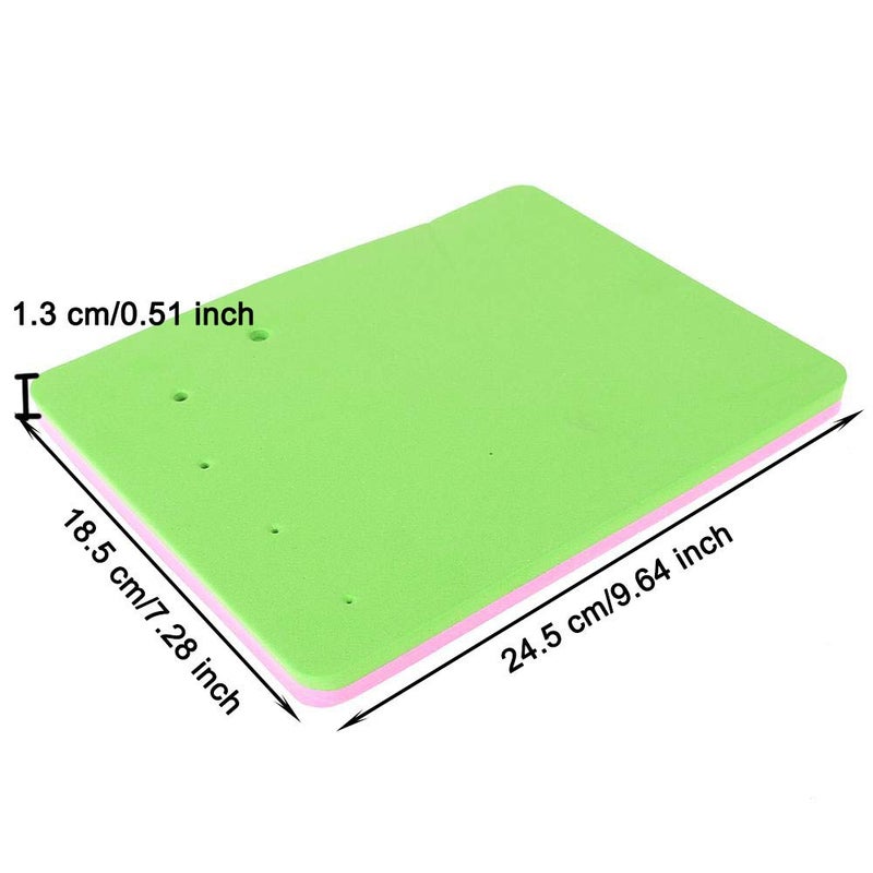 EORTA 1 Pcs Fondant Foam Pad 5 Holes Sponge Mat Paste/Sugar Flower/Gum/Chocolate/Clay Modelling Tools Drying Tray by EORTA for Sugarcraft, Cake Decoration, Handmade, DIY, Random Color - Image 2