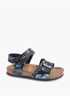 Pablosky Boys' Skater Print Sandals with Hook and Loop Closure  - Image 1