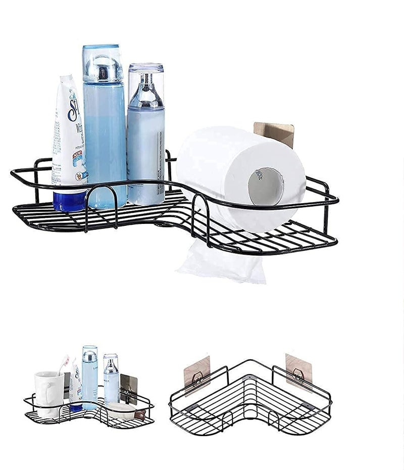 COYRASTH Stainless Steel Bathroom Corner Shelf Organizer - Rustproof Storage Hanging Shower Caddy Rack for Shampoo, Soap, and Accessories - Image 2