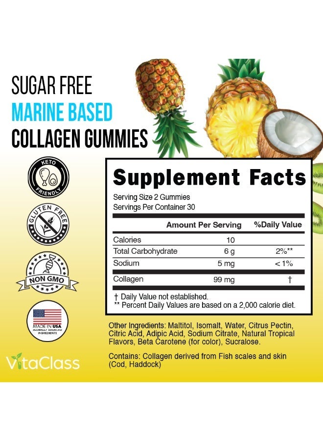 VitaClass Sugar Free Collagen Keto Friendly Gummy for Adults - Image 5