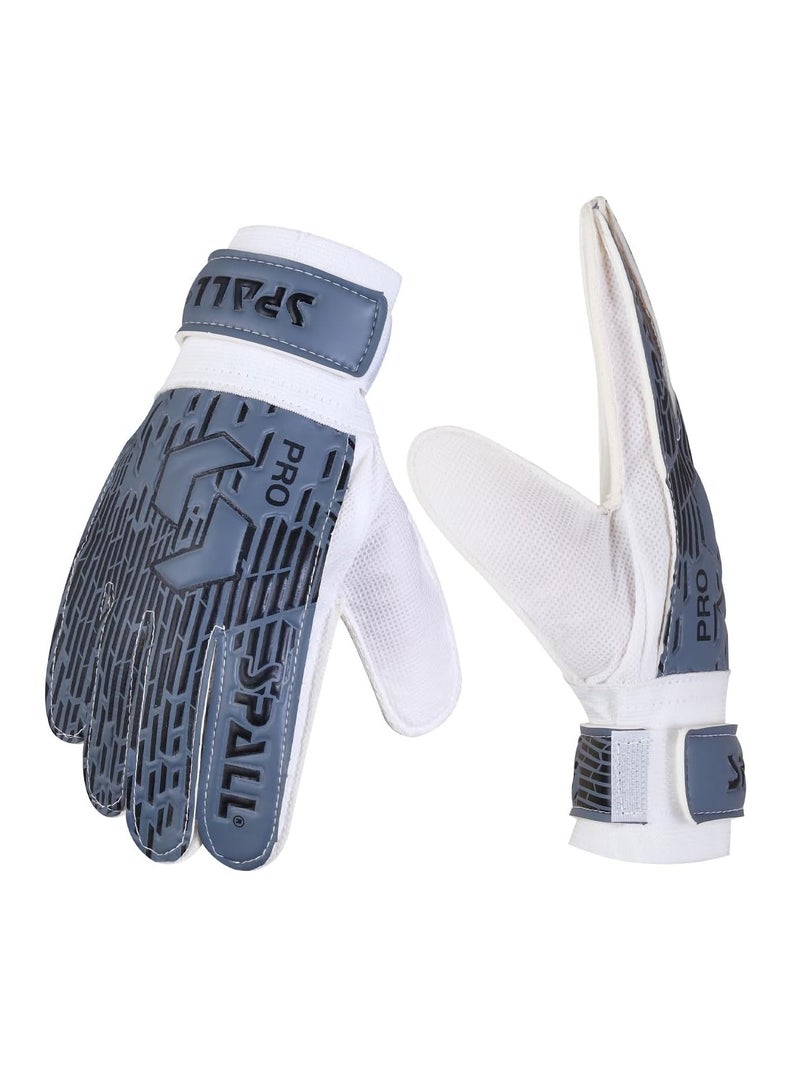 سبال قفازات حارس مرمى للأطفال برباط معصم قابل للتعديل – قفازات كرة قدم احترافية بقبضة قوية ودعم للمعصم للتدريب والمباريات - Image 2