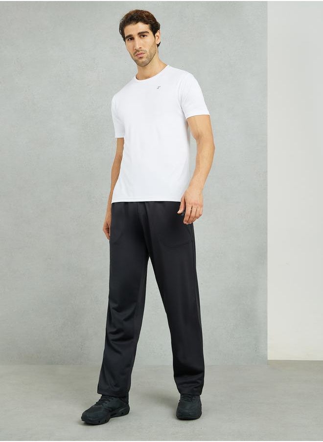 Styli - Super Soft Relaxed Fit Training Track Pants with Contrast Elastic Waistband - Image 1