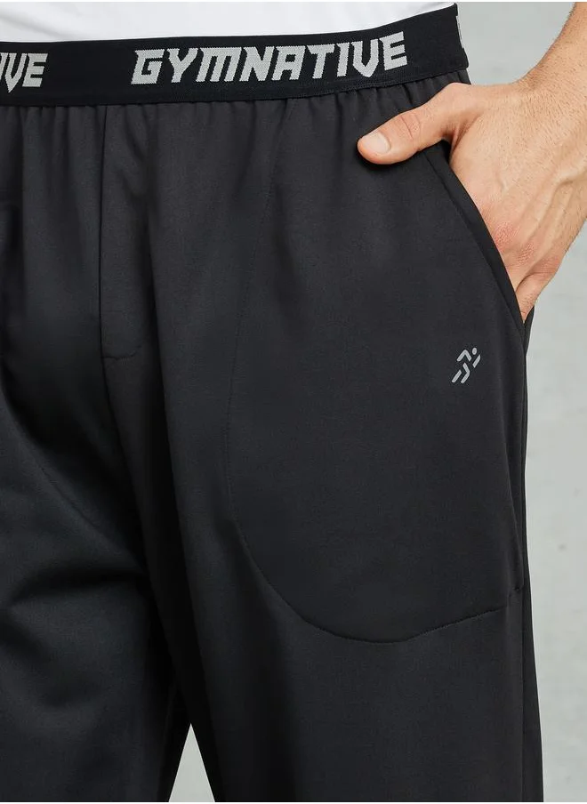 Styli Super Soft Relaxed Fit Training Track Pants with Contrast Elastic Waistband