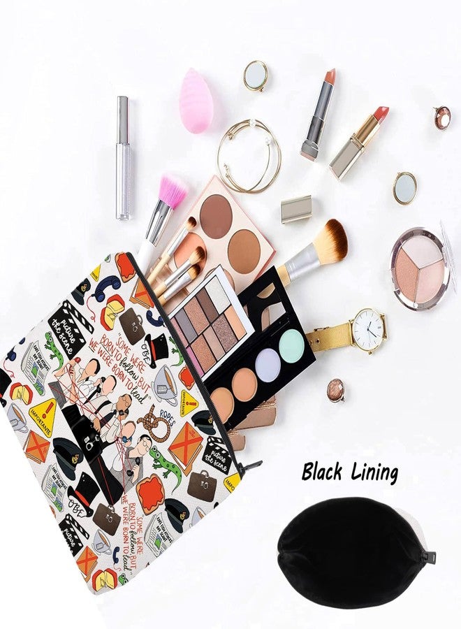 LEVLO Ewen Montagu Musical Makeup Bag Ewen Montagu & Jean Leslie Fans Gift Charles Cholmondeley Toiletry Bag(OBE Bag) - Image 3