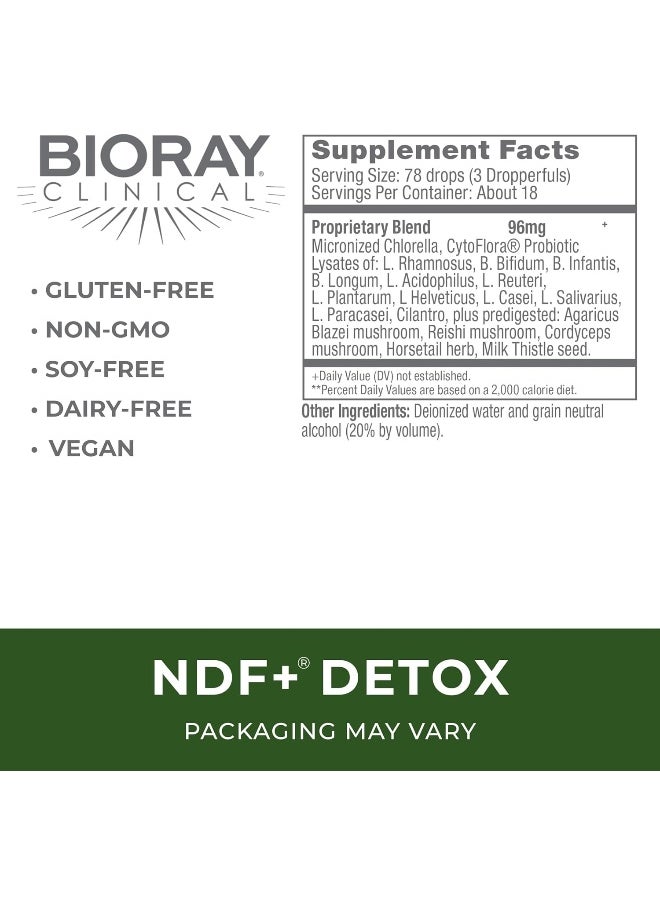 BIORAY - Inc. Detox Cleanser Herbal Supplement Ndf Plus Improves Memory And Immune Function - 1Fl. Oz - Image 1