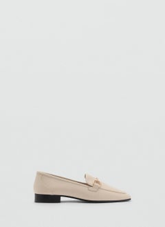 MANGO Buckle Leather Moccasins  - Image 1