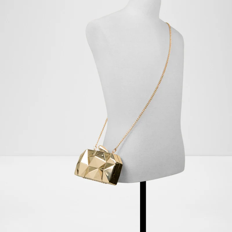 ALDO  AZURAX Abstract Metallic Clutch for Women | Best Price UAE