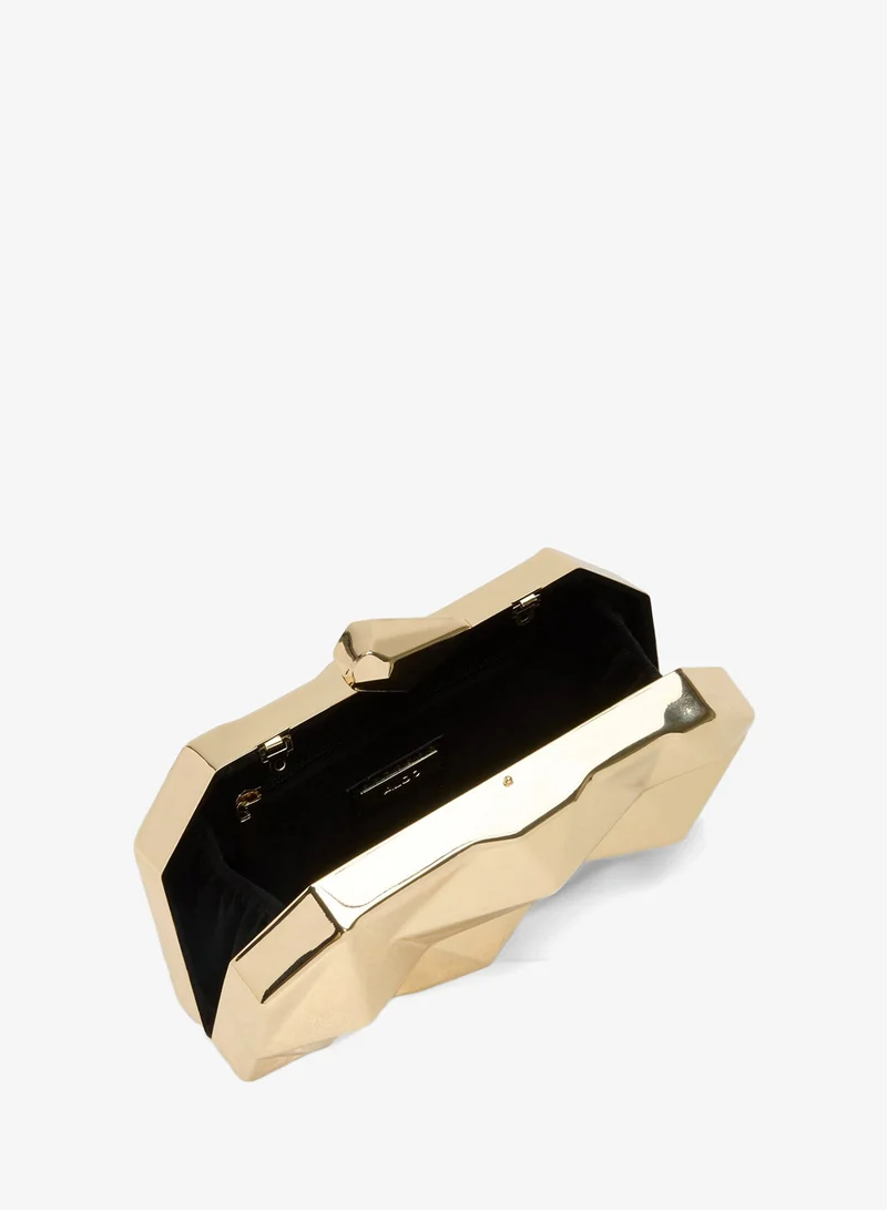 ALDO  AZURAX Abstract Metallic Clutch for Women | Best Price UAE