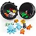 NEXT STOP M 24 pcs Animal Figurines with Dragon Egg 3D Printed Animal Figurines Set with Dragon Egg Articulated Party Favors Gifts for Boys Girls Toddlers Office Desk Pets Classroom Rewards - Image 4