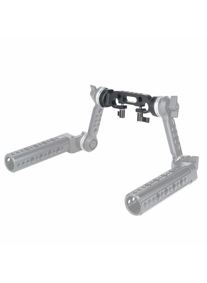 NICEYRIG Rosette Bracket (M6 Thread Diameter 31.8mm) with15mm Dual Rod Clamp Applicable Rosette Handle 15mm Shoulder Pad Rig Support System - Image 1