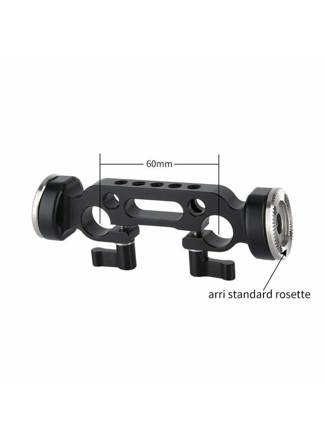 NICEYRIG Rosette Bracket (M6 Thread Diameter 31.8mm) with15mm Dual Rod Clamp Applicable Rosette Handle 15mm Shoulder Pad Rig Support System - Image 5